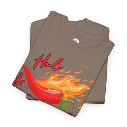 Hot & Spicy T-Shirt — Flaming Chili Pepper Graphic Tee