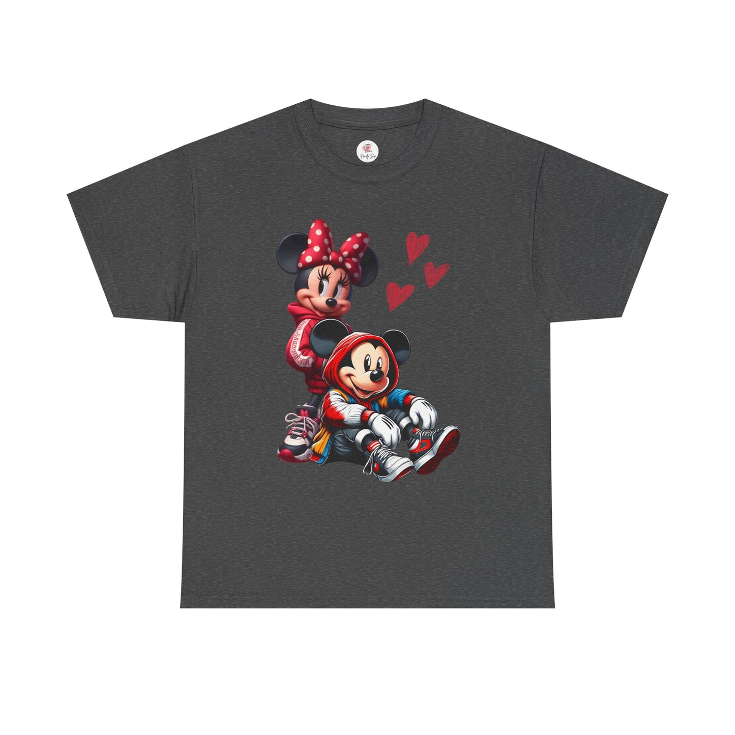 Mickey & Minnie Hearts T-Shirt, Disney Couples Shirt