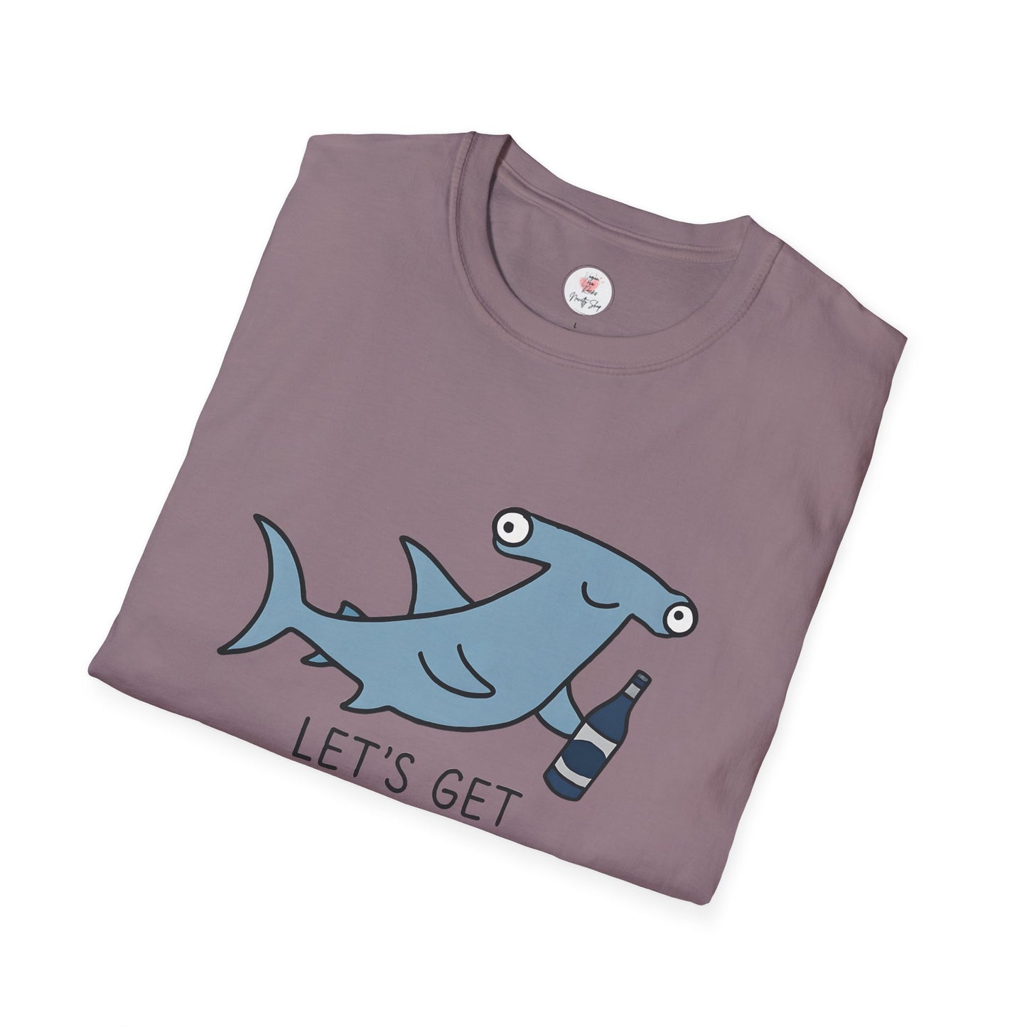 Hammerhead Shark "Let’s Get Hammered" Graphic T-Shirt