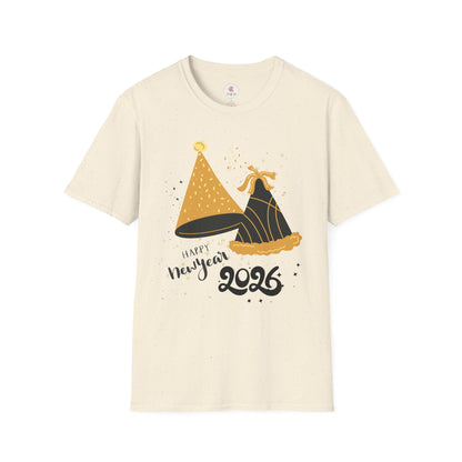 2026 New Year Party T-Shirt — "Happy New Year 2026" Celebration Tee