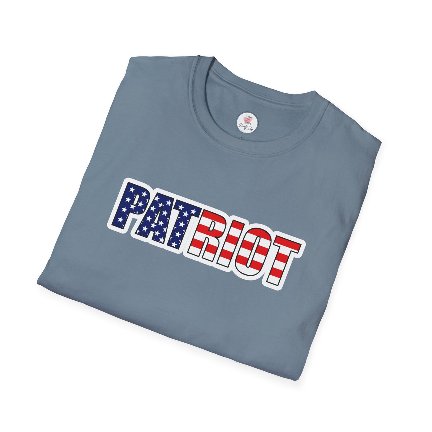 Patriot Flag Tee — "PATRIOT" American Flag Graphic T-Shirt