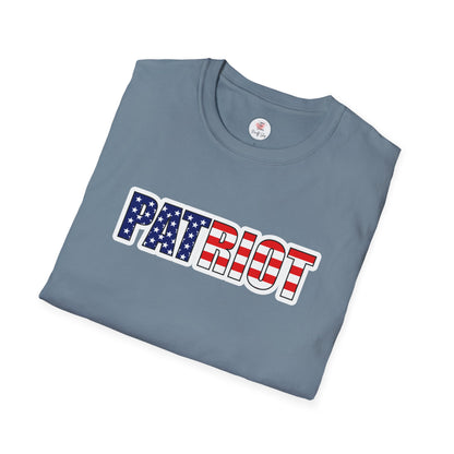 Patriot Flag Tee — "PATRIOT" American Flag Graphic T-Shirt