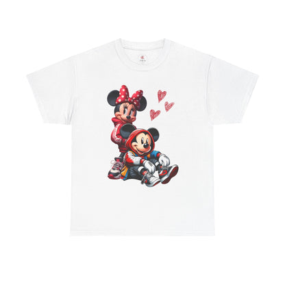 Mickey & Minnie Hearts T-Shirt, Disney Couples Shirt