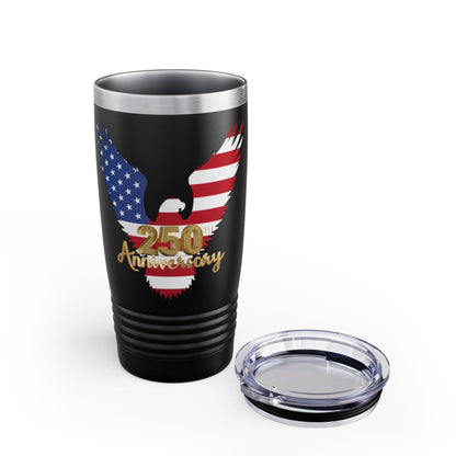 250th Anniversary American Eagle Tumbler - 20-oz Patriotic Travel Cup