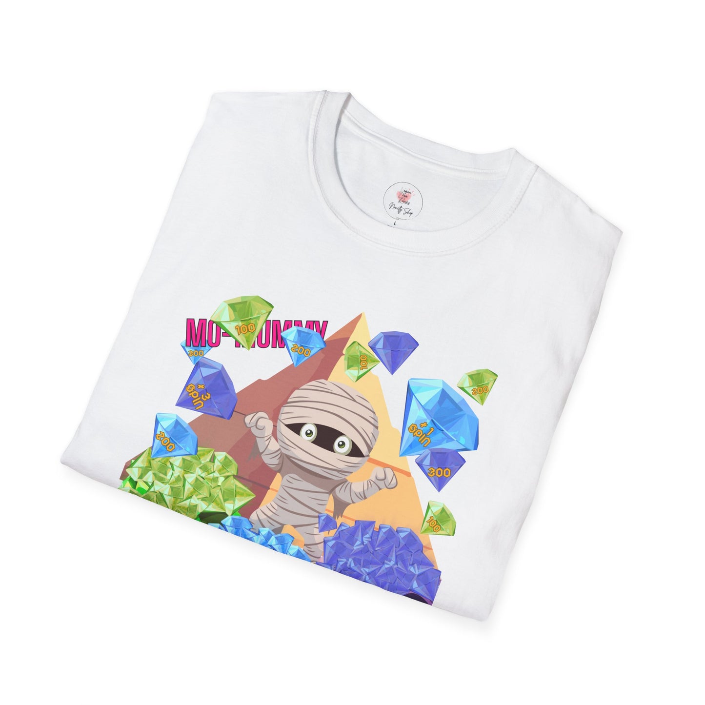 Mummy Gems T‑Shirt — Cute Mummy Slots