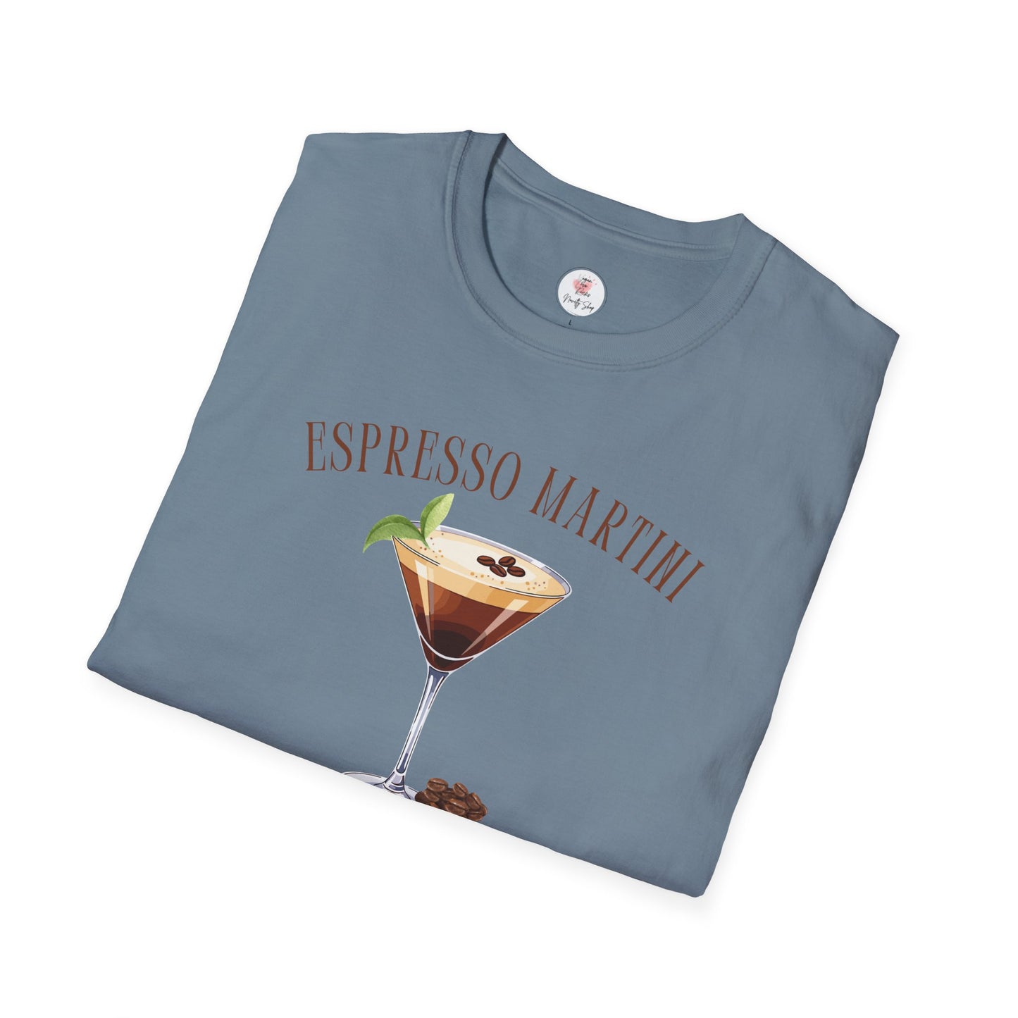 Espresso Martini Social Club T-Shirt — 'It's Tini Time' Cocktail Tee
