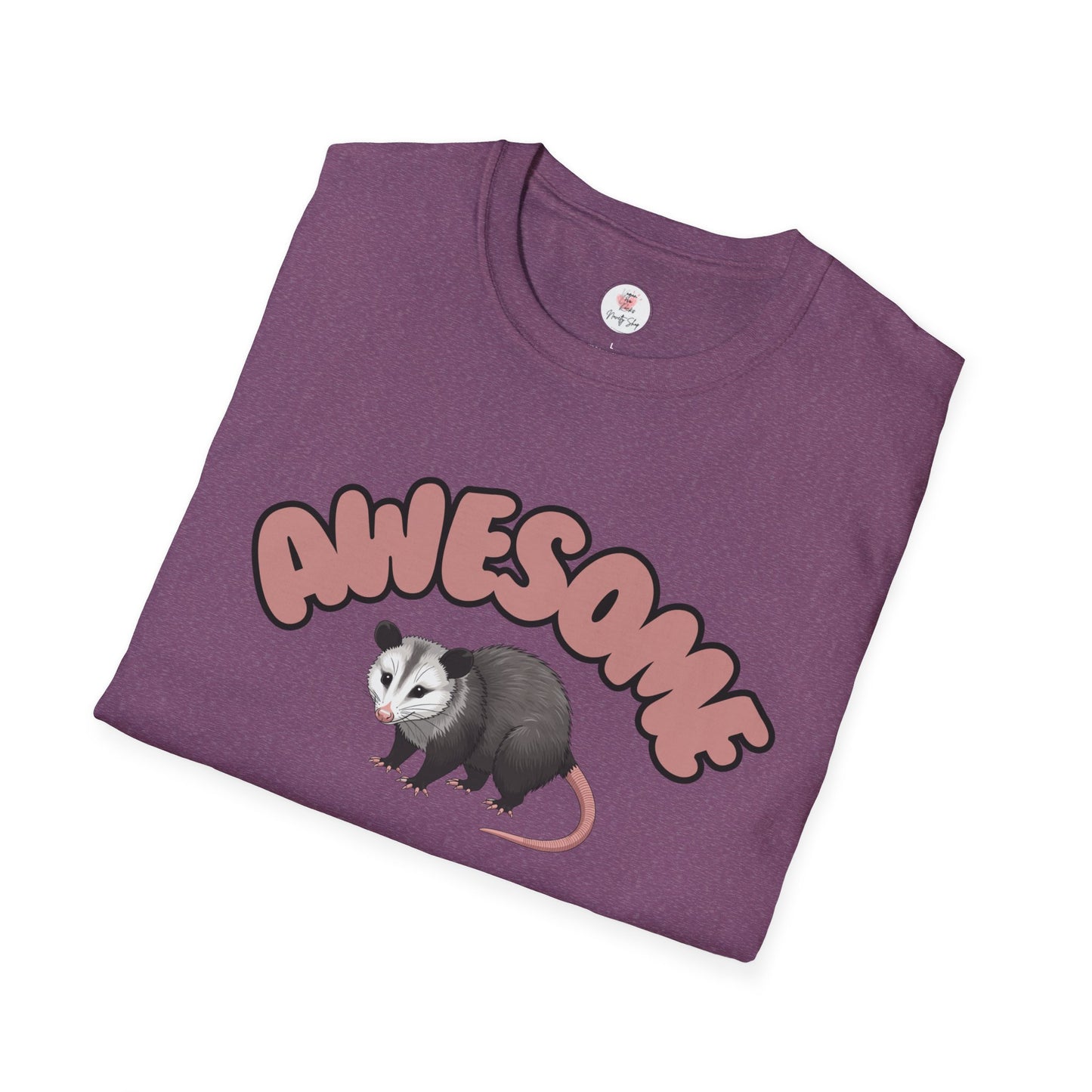 Awesome Opossum Retro Graphic T-Shirt — Cute Animal Lover Tee
