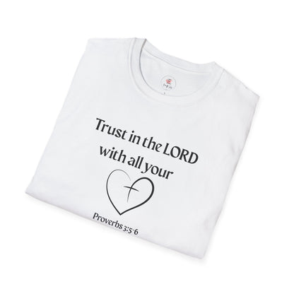 Trust in the LORD T-Shirt — Proverbs 3:5 Faith Tee