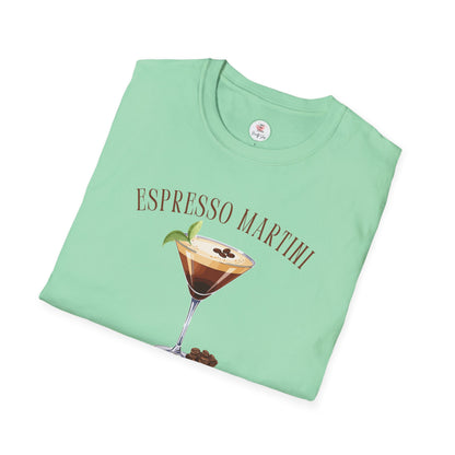 Espresso Martini Social Club T-Shirt — 'It's Tini Time' Cocktail Tee