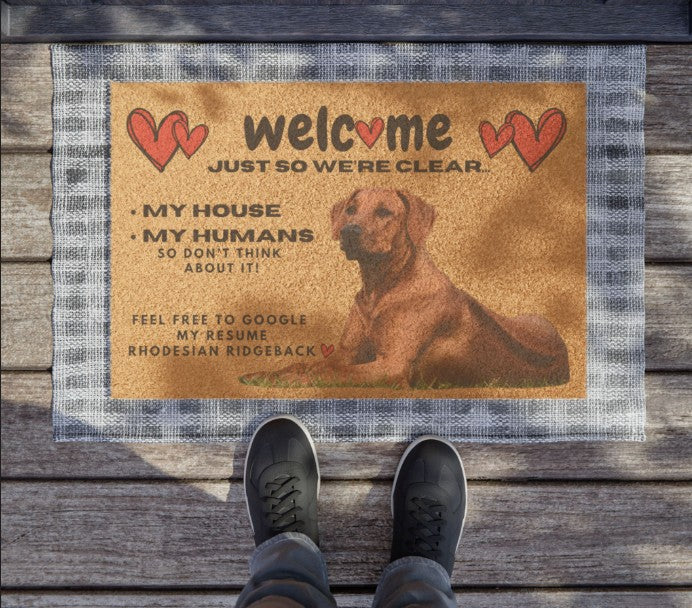 Just So We're Clear Welcome Mat